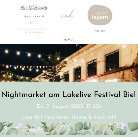 fleur rire goes Nightmarket at the Lakelive Festival in Biel/Bienne!
