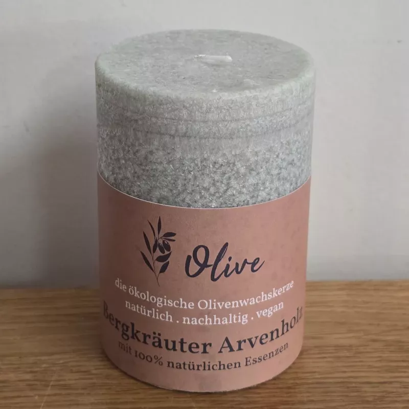 Duftkerzen aus Olivenwachs - 100% natürliche Öle