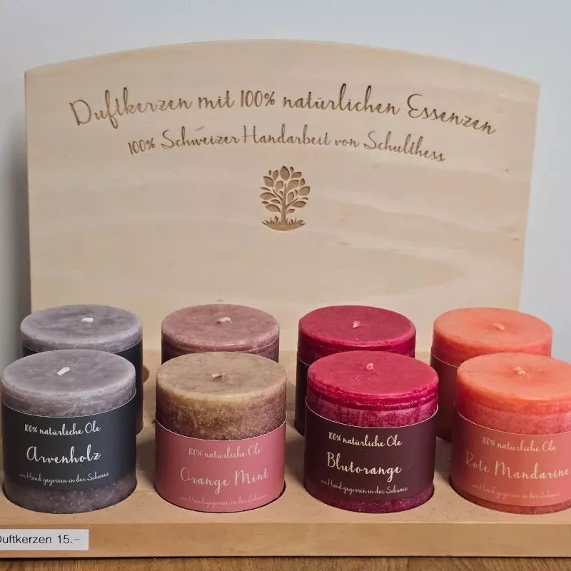 Duftkerzen von Schulthess - 100% natürliche Öle
