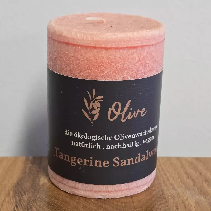 Duftkerzen aus Olivenwachs - 100% natürliche Öle