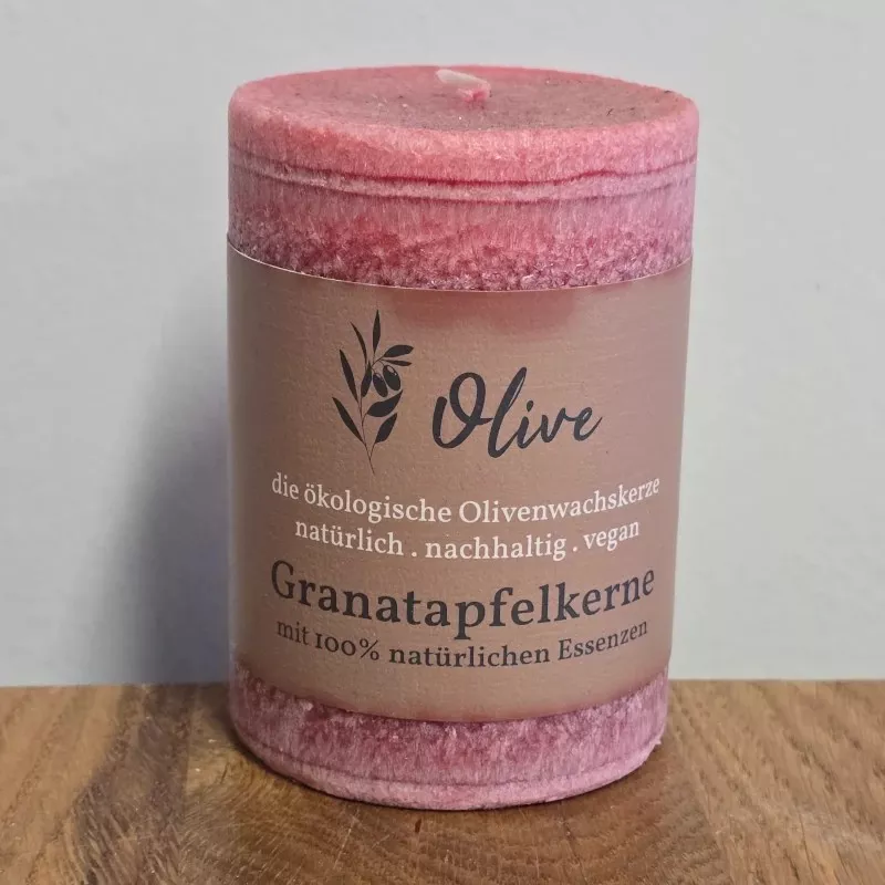 Duftkerzen aus Olivenwachs - 100% natürliche Öle